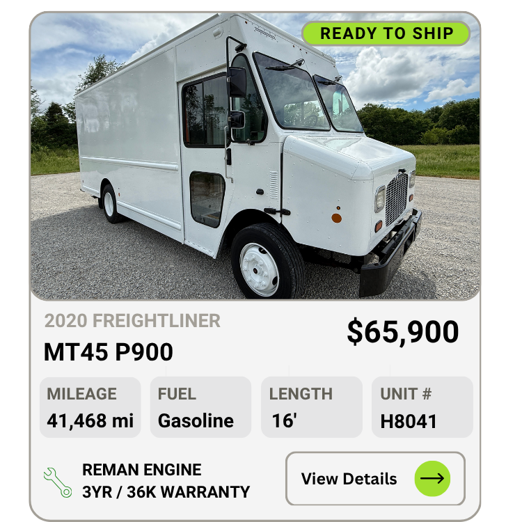 Step Vans for Sale | Route Ready MT45 & F59 — Fleet Source
